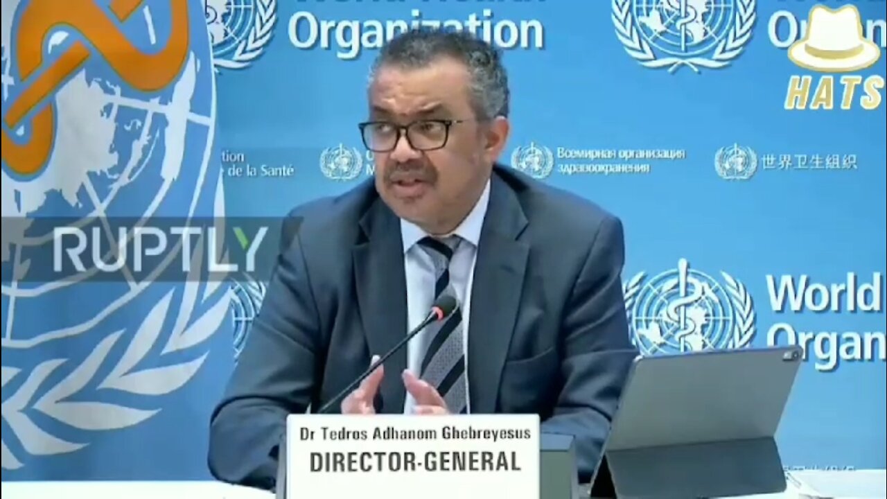 Tedros - "Some countries are giving vaccines to kill children!" ????