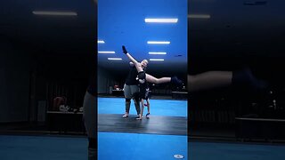 Mother daughter acro tricks