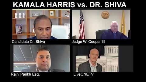 Dr.SHIVA vs KAMALA HARRIS Court Hearing (Aug2024) BANNED Court Proceedings Video!
