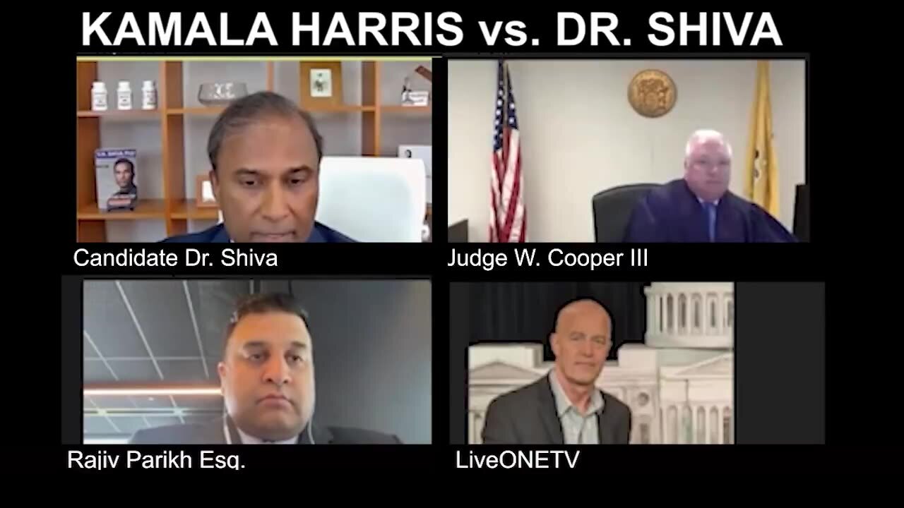 Dr.SHIVA vs KAMALA HARRIS Court Hearing (Aug2024) BANNED Court Proceedings Video!