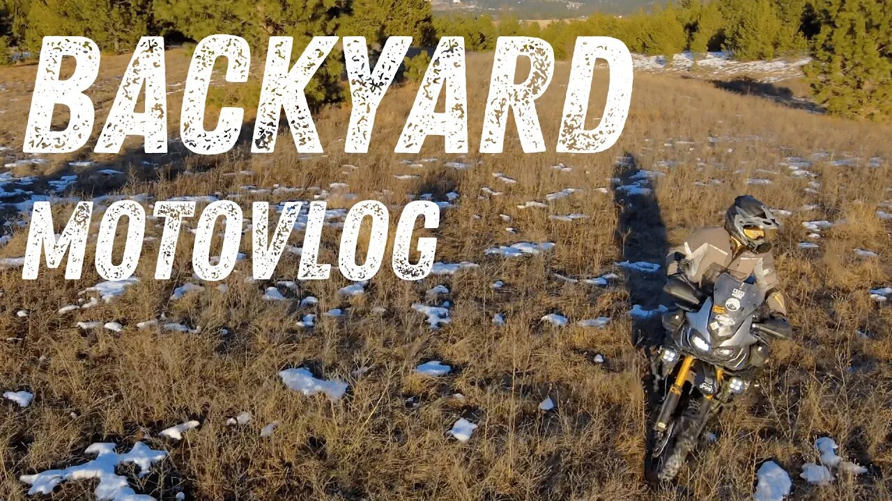 Backyard Motovlog (Playing around with the Skydio 2 and Insta360 OneR )