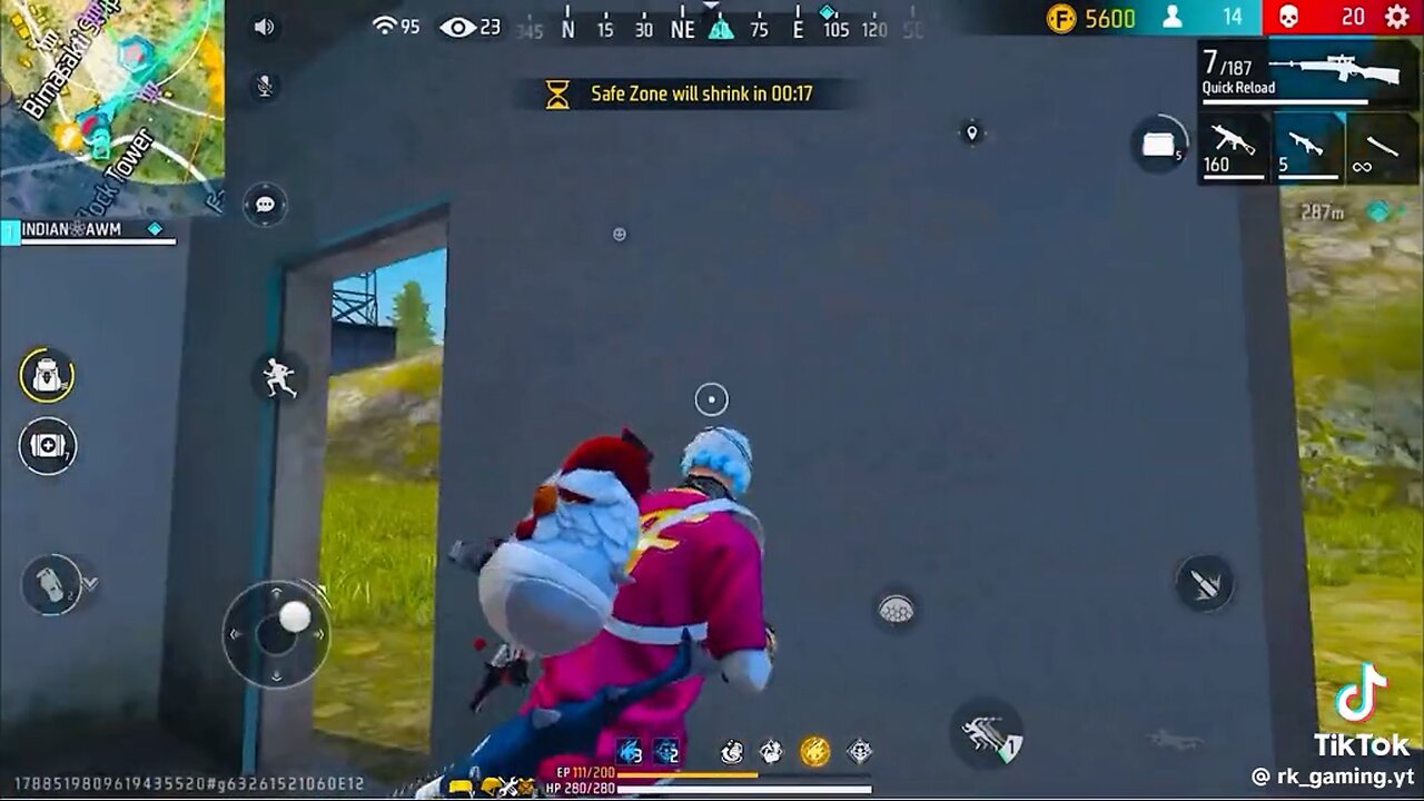Free fire gameplay