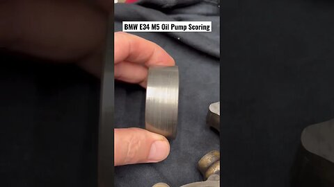 BMW E34 M5 Oil Pump Scoring #bmw #diy #bmwe34 #bmwm5 #restoration #engine #mechanic #cars #mechanic