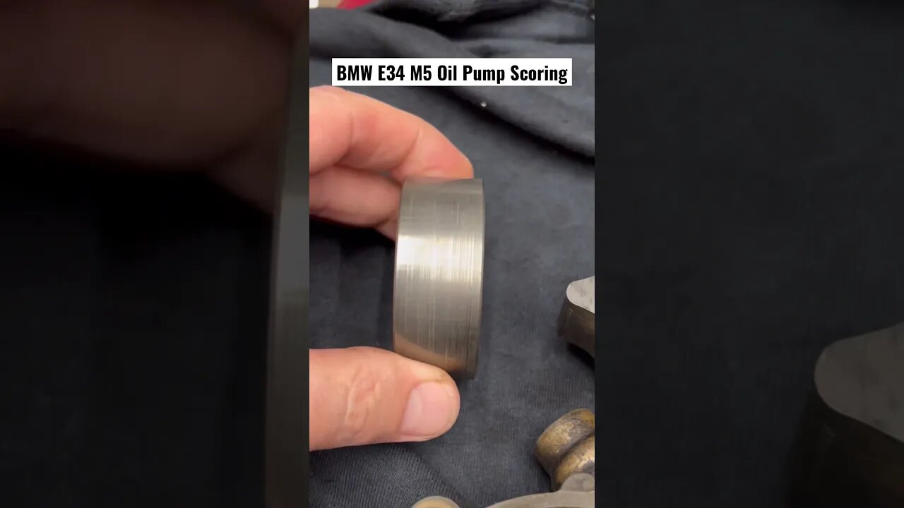 BMW E34 M5 Oil Pump Scoring #bmw #diy #bmwe34 #bmwm5 #restoration #engine #mechanic #cars #mechanic