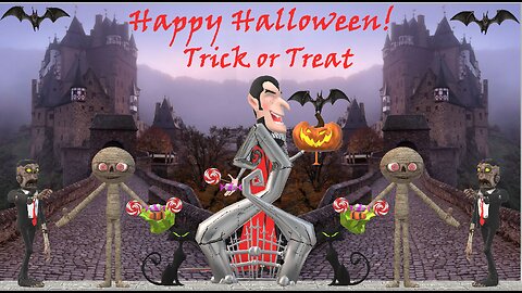 Monster Mash - Bobby Pickett - Happy Halloween - Halloween Party Video - Trick or Treat