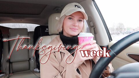 holiday vlog: Thanksgiving prep, home cooking + a skincare must-have 🍂🦃🤎