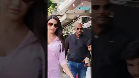 Nora Fatehi Spotted Outside Salon 💃 #shorts