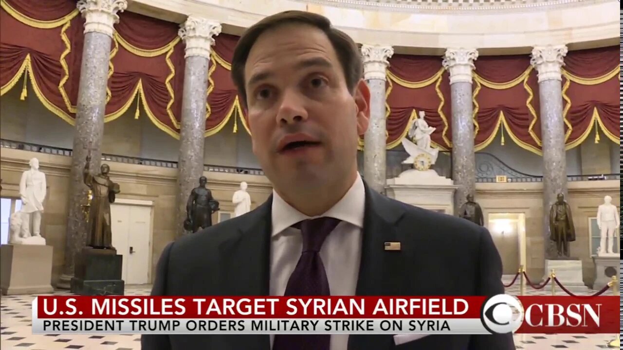 Rubio discusses U.S. airstrikes in Syria on CBS News