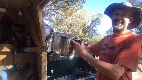 Pressure Cooker Dinner on the Tailgate