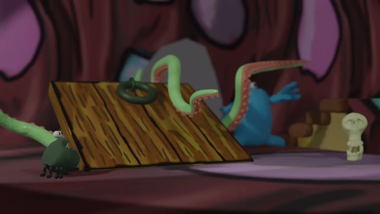 Cycles VS Eevee - no noticable difference in quality Trap Door Blender 3D project
