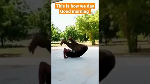 This is how we say good morning 🌞