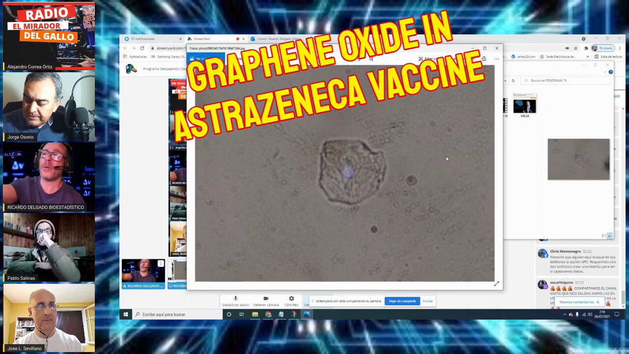 GRAPHENE OXIDE HAS BEEN FOUND IN ASTRAZENECA VACCINATION VIAL!