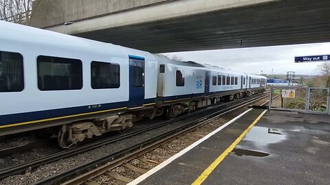 Trainspotting at Hilsea Train Station, Portsmouth, Hampshire, UK.