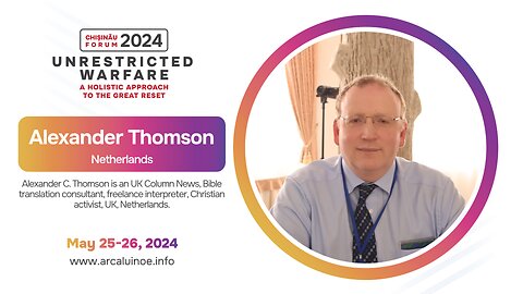 "Depopulation: Who is to blame?" by Alexander Thomson | Chișinău Forum 2024