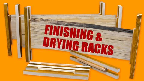 Wood Finishing and Drying Racks - Woodworking Jig