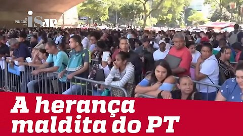 Desemprego, a herança maldita dos governos do PT