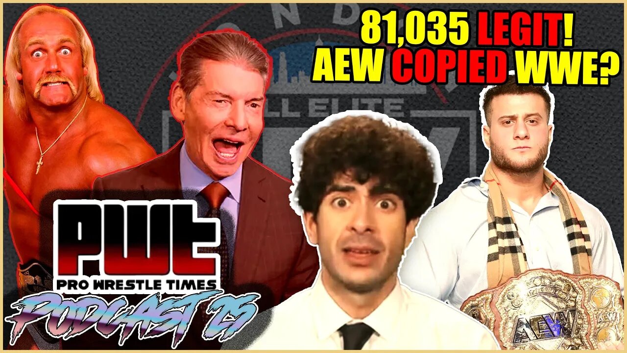 81,035 LEGIT! AEW COPIED WWE? ALL IN 2024!