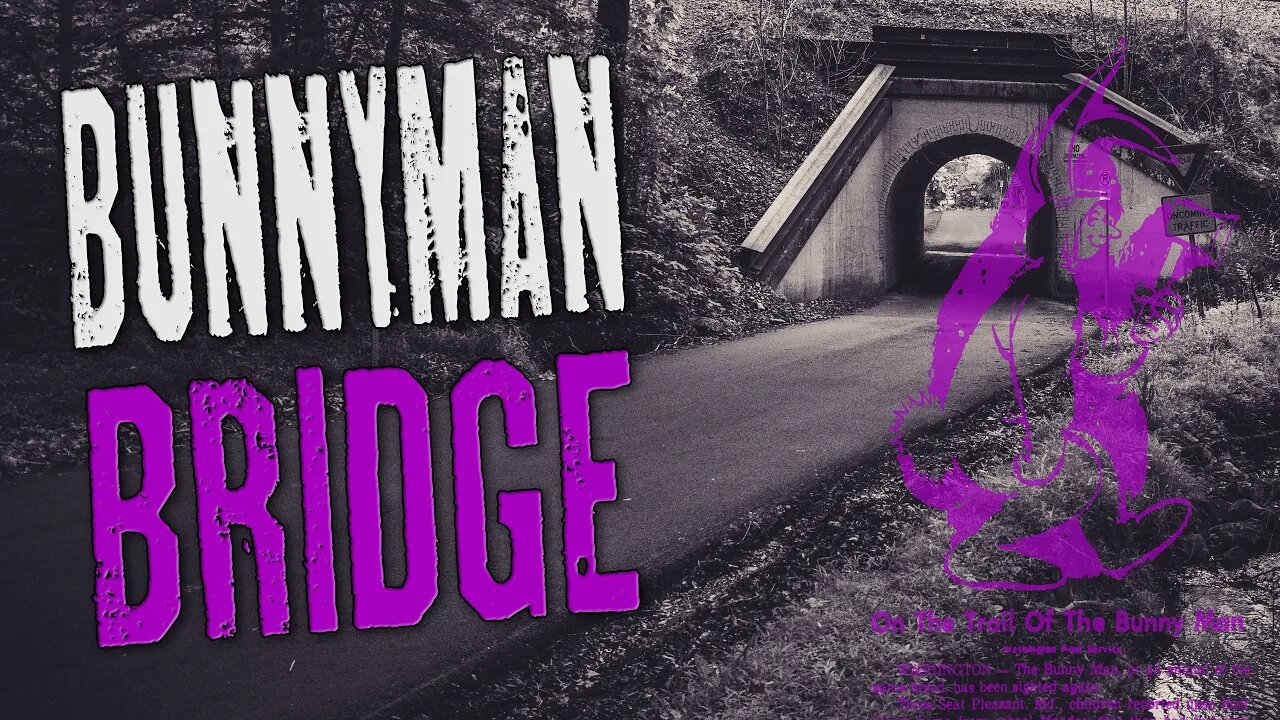 Spooky Night Drive to Bunnyman Bridge in the Rain