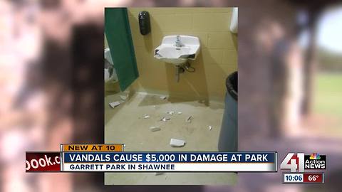Shawnee Park vandalism could cost thousands