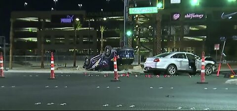 Nevada Highway Patrol officer in crash