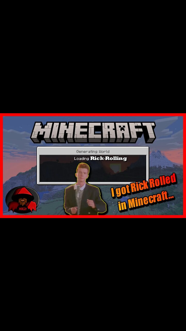 Minecraft #Shorts - I got Rick Rolled in Minecraft...