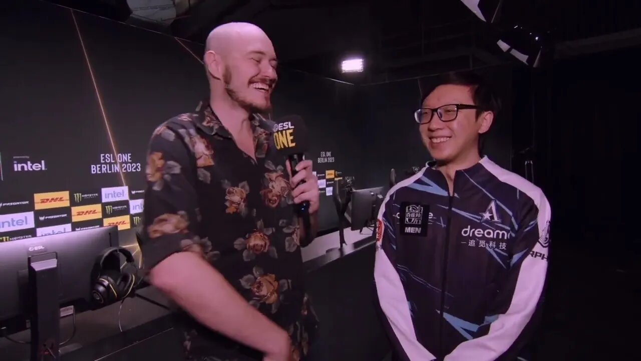 "It's 5 Fan Girls and Sumail" Team Aster Mad Interview Dota 2