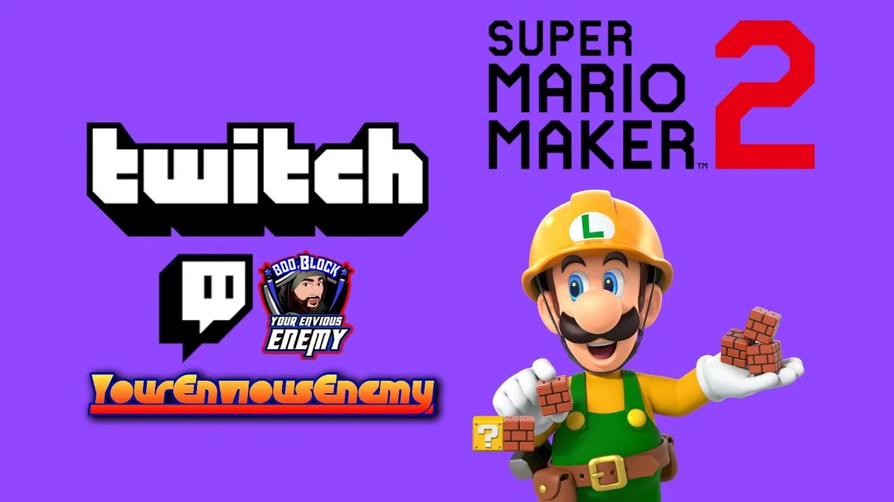 🔴Mario Maker 2: Long, Fat Pipes to Jump On