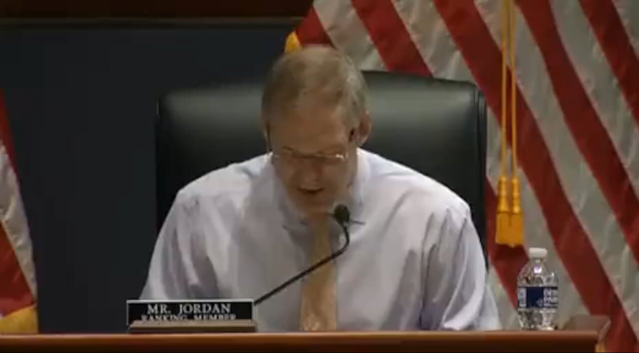 JIM JORDAN SLAMS DOJ