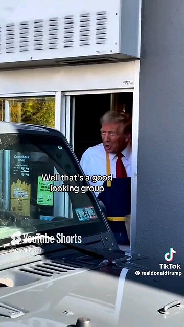 Trump's New Job McDonald's