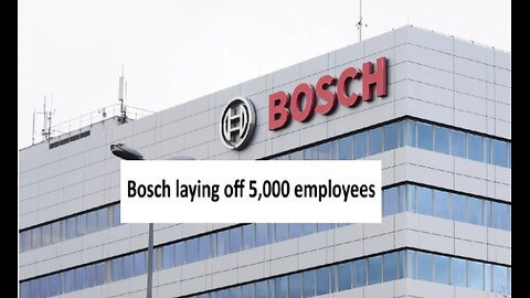 Bosch to lay off 5,000 employees