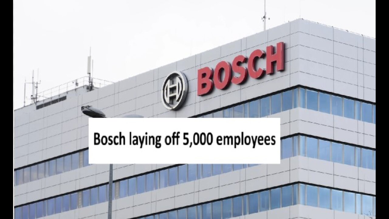 Bosch to lay off 5,000 employees