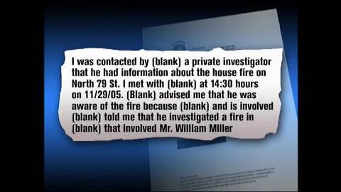 William Miller arson fire arrest