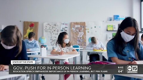 Governor Ducey pushes for in-person learning