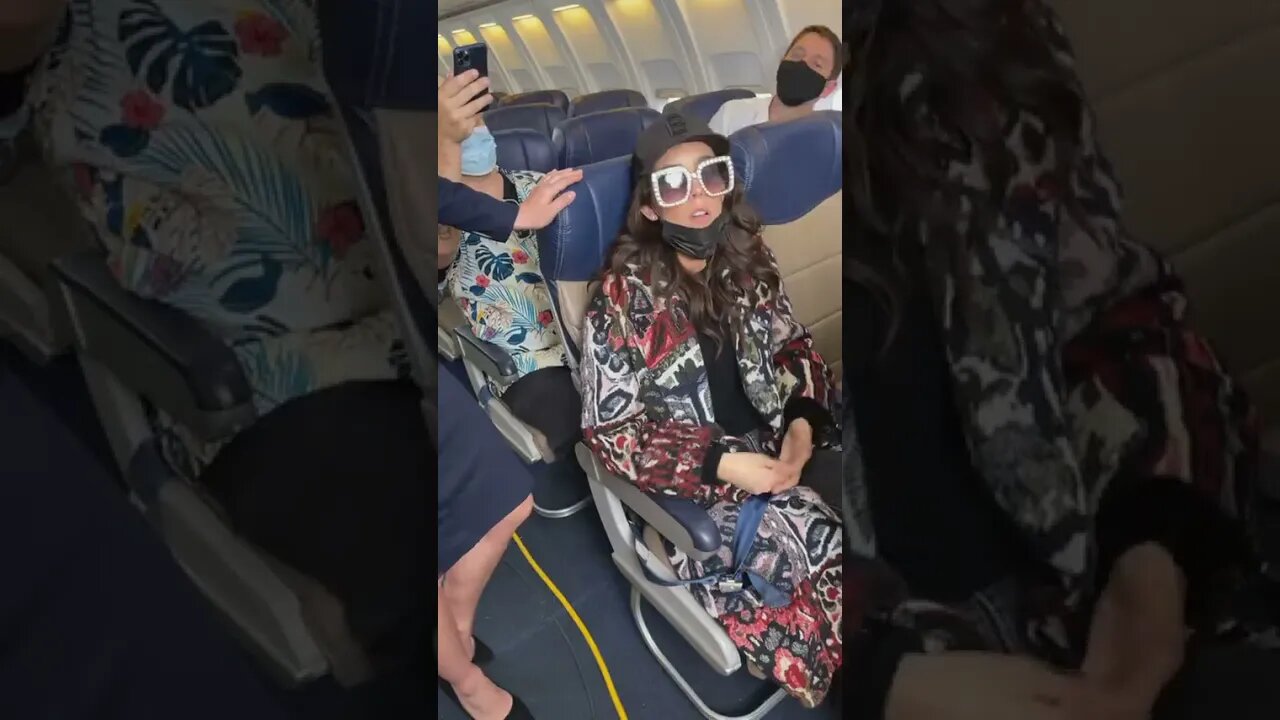 WHEN SHE GETS KICKED OFF THE FLIGHT! ✈
