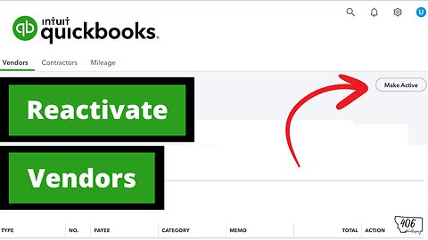 How to Reactivate a Vendor in QuickBooks Online