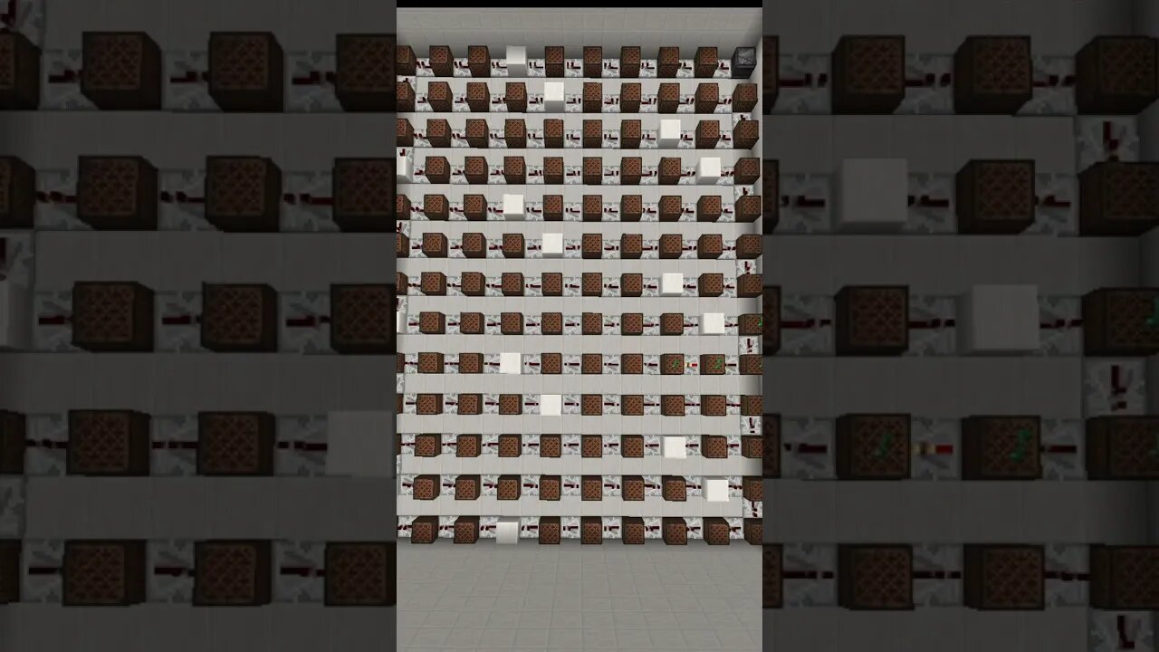 #minecraft | Sandstorm on note blocks! #shorts