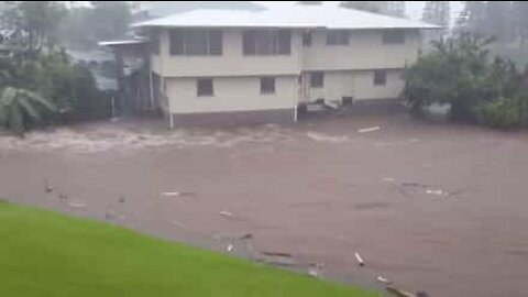 Tempesta Lane provoca inondazioni alle Hawaii