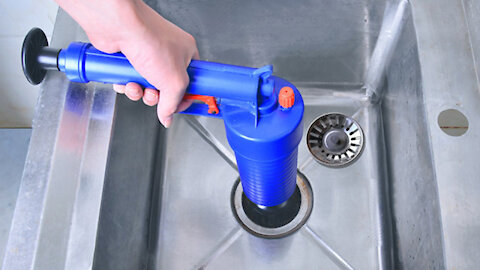 High Pressure Air Drain Blaster Pump Sink Pipe Cleaning