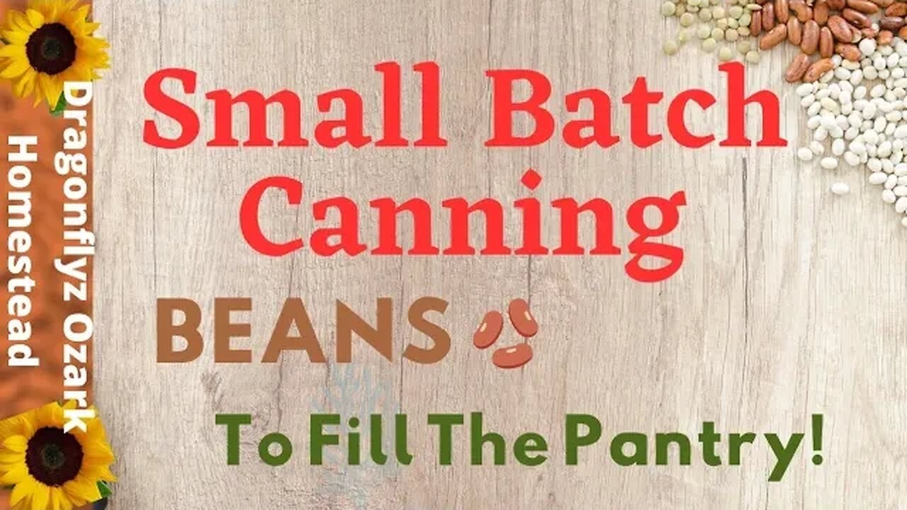 Small Batch Canning Beans How To