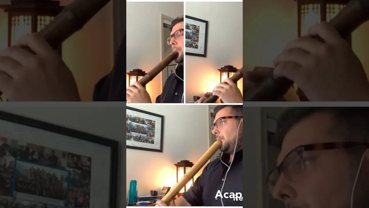 A famous trio, do you know it? #shakuhachi #lessons #komuso #cover