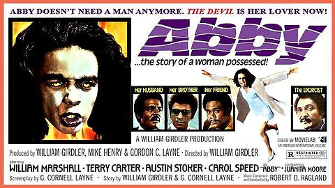 ABBY 1974 Professional Woman is Possessed by an Evil Unholy Demon FULL MOVIE Enhanced VHS