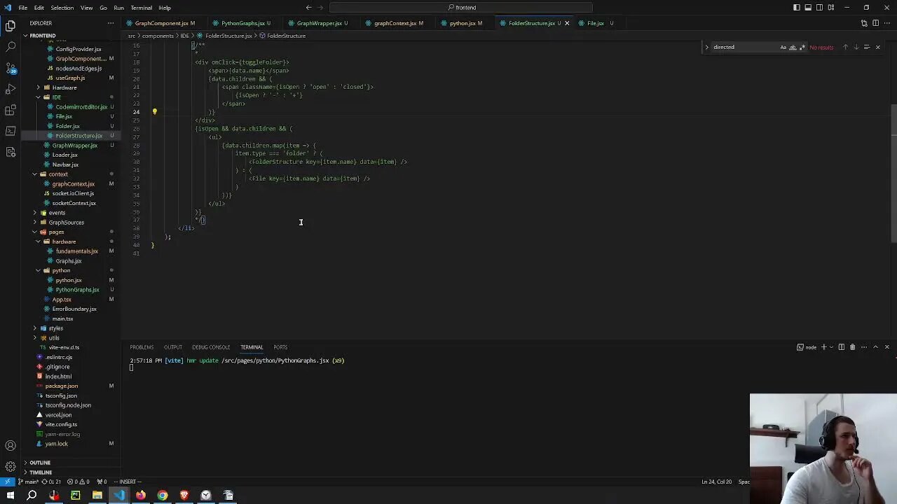 Working on Code Visualization Website | Django Rest API