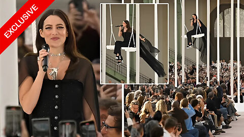 Riley Keough Sings Prince's 'When Doves Cry' in Stunning Chanel Birdcage at Paris Fashion Week!