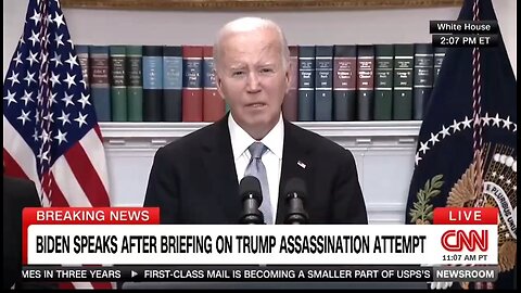 Biden: Don't Make Assumptions About Trump Shooter