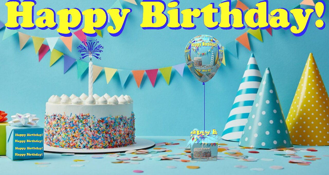 Happy Birthday 3D - Happy Birthday - Happy Birthday To You - Happy Birthday Song