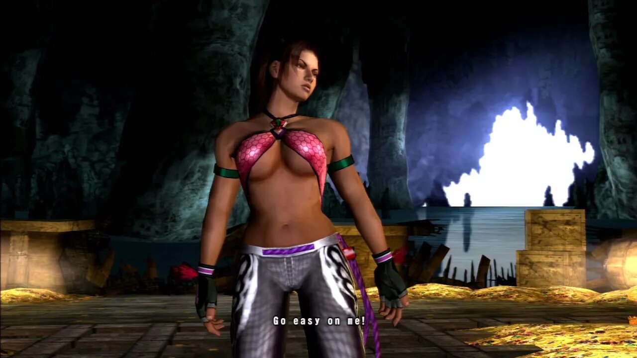 Tekken 5 Dark Resurrection PS3 Christie Ghost Battle part42