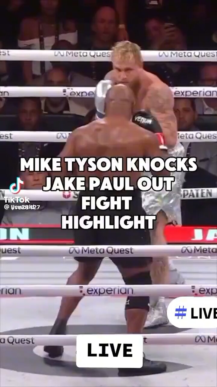 Mike Tyson vs Jake Paul Highlights