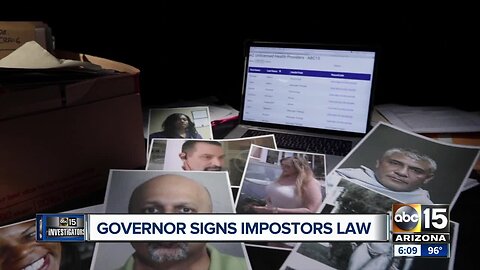 Gov. Ducey signs new health board law after ABC15 'impostor doctor' investigation