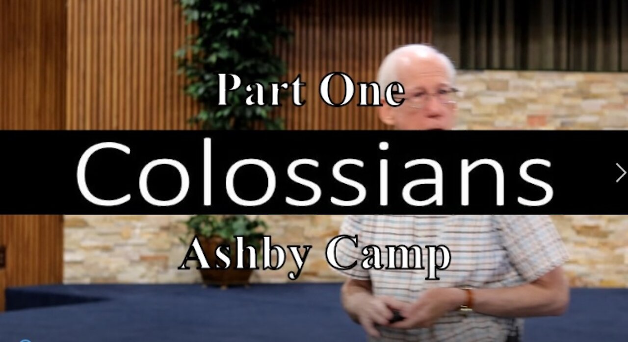 Colossians part 1