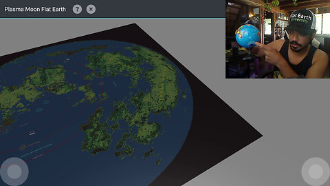 Plasma Moon Flat Earth Model